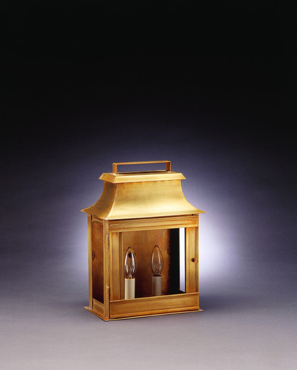 Exterior Wall Mt./Flush by Northeast Lantern ( 196 | 5711-AB-LT2-CLR Concord ) 