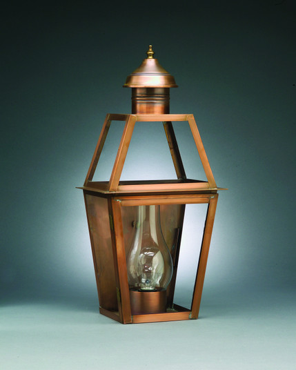 Exterior Wall Mt./Flush by Northeast Lantern ( 196 | 2241-AB-CIM-CLR Uxbridge ) 