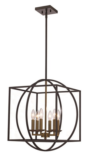 Mid. Chandeliers Candle by Trans Globe Imports ( 110 | 11186 AG-BK ) 