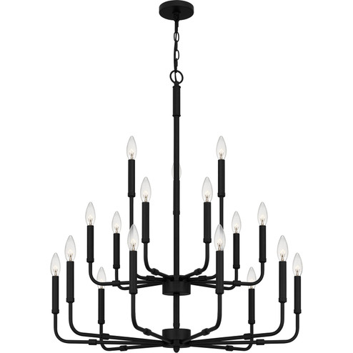 Mid. Chandeliers Candle by Quoizel ( 10 | ABR5132MBK Abner ) 
