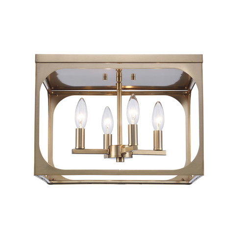 Flush Mounts Cage Style by Trans Globe Imports ( 110 | 11711 AG Ruby Ridge ) 