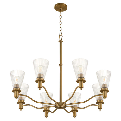 Mid. Chandeliers Glass Up by Quorum ( 19 | 6803-8-47 Lawton ) 