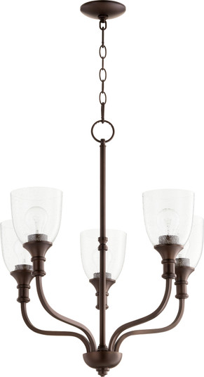 Mid. Chandeliers Glass Up by Quorum ( 19 | 6811-5-186 Richmond ) 