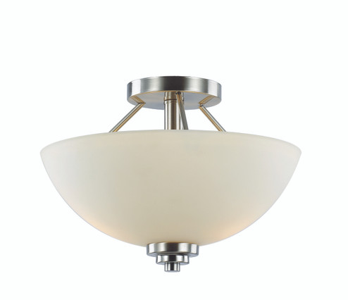 Semi-Flush Mts. Bowl Style by Trans Globe Imports ( 110 | 70527 BN Mod Pod ) 