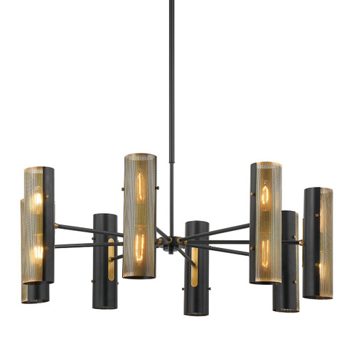 Large Chandeliers Metal Shade by Troy Lighting ( 67 | F5642-PBR/SBK Mikka ) 