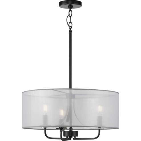 Mid. Chandeliers Drum Shade by Progress Lighting ( 54 | P500243-031 Riley ) 