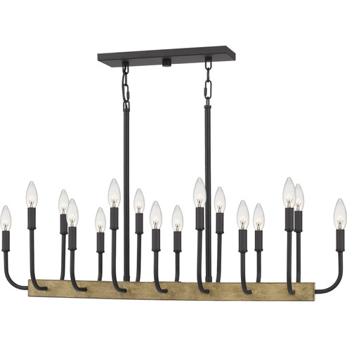 Linear/Island 4 Light + by Quoizel ( 10 | COD139MBK Coda ) 