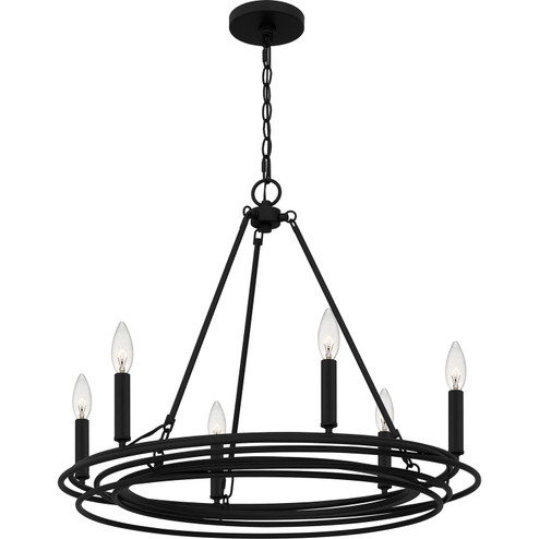 Mid. Chandeliers Candle by Quoizel ( 10 | CPE5025MBK Calliope ) 