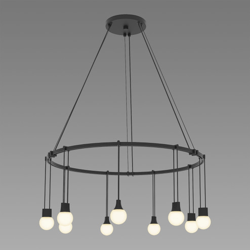 Mid. Chandeliers Glass Down by Sonneman ( 69 | S1E24K-JC06XX09-RP03 Suspenders ) 