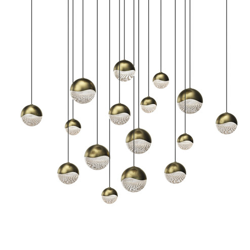 Mid. Chandeliers Multi-Port/Cascade by Sonneman ( 69 | 2923.14-AST Grapes ) 