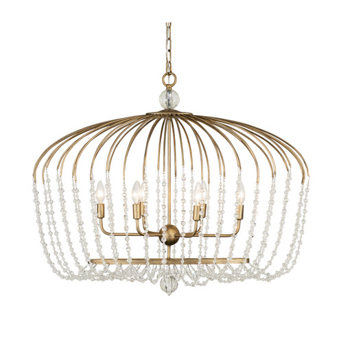 Mid. Chandeliers Empire/Basket by Varaluz ( 137 | 343N06HG Voliere )  Mid. Chandeliers Empire/Basket by Varaluz ( 137 | 343N06HG Voliere )