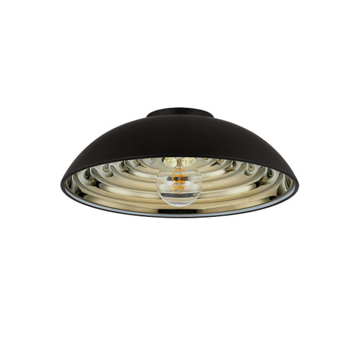 Flush Mounts Glass Down by Troy Lighting ( 67 | C3716-SBK Eclipse ) 