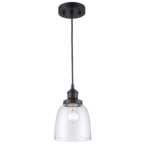 Mini Pendants Glass Down by Trans Globe Imports ( 110 | PND-1081 BK ) 