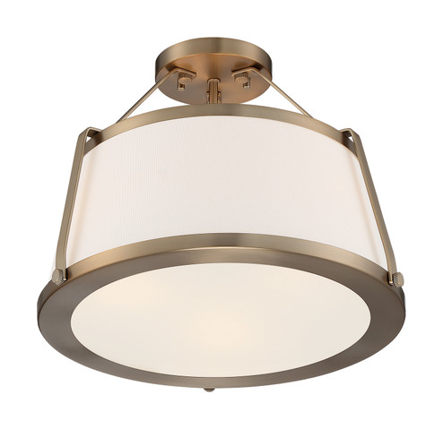 Semi-Flush Mts. Drum Shade by Nuvo Lighting ( 72 | 60-6997 Cutty ) 
