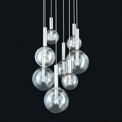 Mid. Chandeliers Multi-Port/Cascade by Sonneman ( 69 | 3768.35 Bubbles ) 