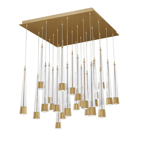 Large Chandeliers Multi-Port/Cascade by W.A.C. Lighting ( 34 | PD-59425S-AB Quill ) 