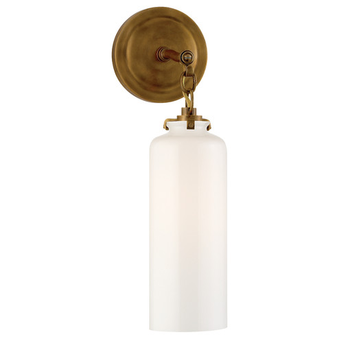 Sconces Single Glass by Visual Comfort Signature ( 268 | TOB 2225HAB/G3-WG Katie Cylider ) 