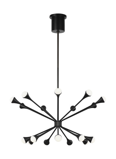 Mid. Chandeliers Starburst by Visual Comfort Modern ( 182 | 700LDY18B-LED930 Lody ) 