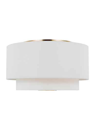 Flush Mounts Drum Shade by Visual Comfort Studio ( 454 | KSF1043BBS Sawyer ) 