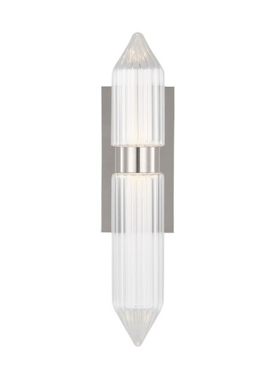 Sconces Single Glass by Visual Comfort Modern ( 182 | 700WSLGSN18N-LED927-277 Langston ) 