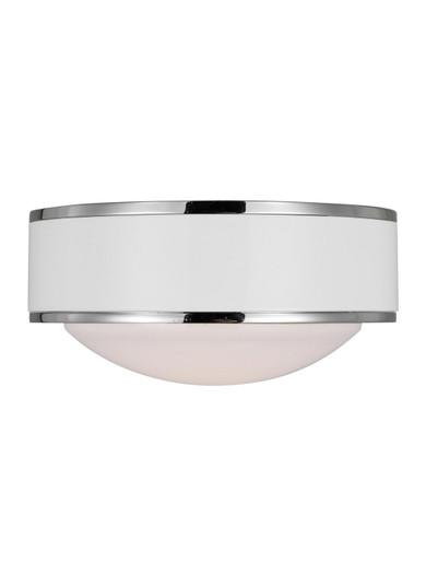 Flush Mounts Bowl Style by Visual Comfort Studio ( 454 | KSF1061PNGW Monroe ) 