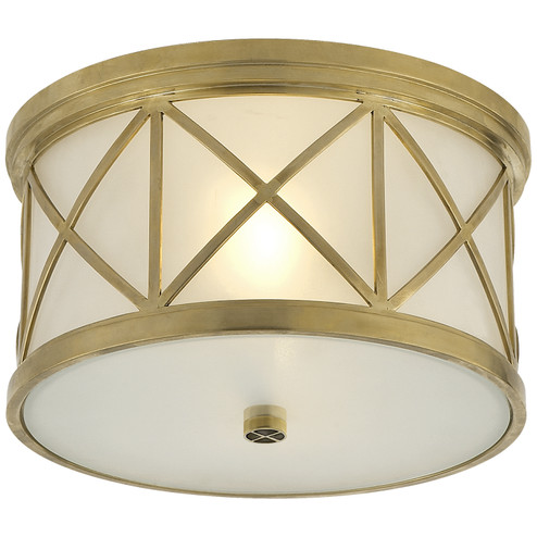 Flush Mounts Drum Shade by Visual Comfort Signature ( 268 | SK 4010HAB-FG Montpelier ) 
