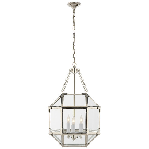 Foyer/Hall Lanterns Glass w/Frame by Visual Comfort Signature ( 268 | SK 5008PN-CG Morris ) 