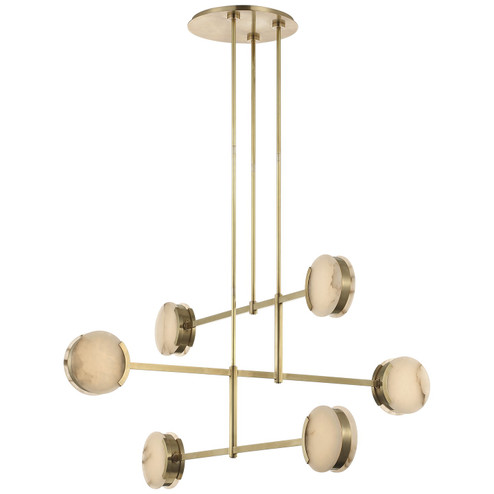 Large Chandeliers Geometric/Linear by Visual Comfort Signature ( 268 | KW 5609AB-ALB Melange ) 