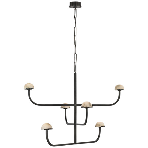 Large Chandeliers Geometric/Linear by Visual Comfort Signature ( 268 | KW 5623BZ-ALB Pedra ) 
