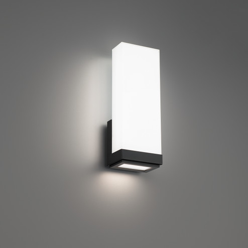 Sconces Single Glass by W.A.C. Lighting ( 34 | WS-43114-30-BK Coltrane ) 
