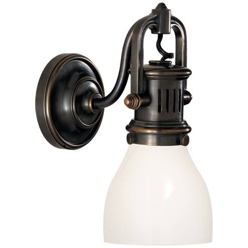 Sconces Single Glass by Visual Comfort Signature ( 268 | SL 2975BZ-WG Yoke ) 
