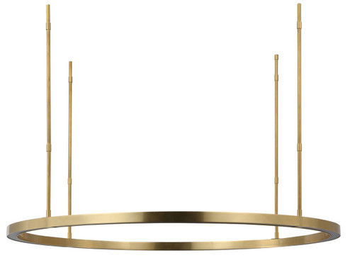 Mid. Chandeliers Ring/Halo by Visual Comfort Modern ( 182 | MDCH53927HAB Stagger ) 