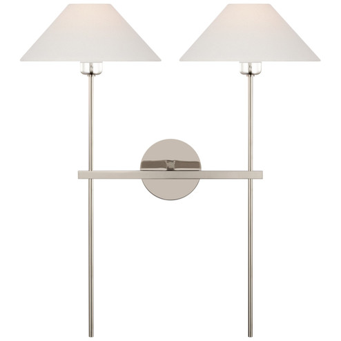 Sconces Double Candle by Visual Comfort Signature ( 268 | SP 2026PN-L Hackney ) 