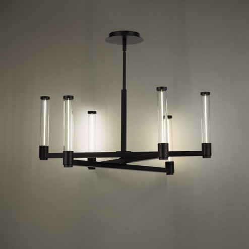 Mid. Chandeliers Glass Up by W.A.C. Lighting ( 34 | PD-51327-BK Jedi ) 