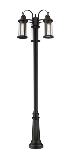 Exterior Post/Pier Head by Z-Lite ( 224 | 569MP3-511P-BK Roundhouse ) 