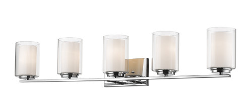Bathroom Fixtures Five+Lights by Z-Lite ( 224 | 426-5V-CH Willow ) 