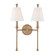 Sconces Double Candle by Crystorama ( 60 | RIV-383-AG Riverdale ) 