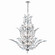 Large Chandeliers Glass Shade by CWI Lighting ( 401 | 5206P40C Ivy ) 