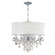 Mid. Chandeliers Drum Shade by Crystorama ( 60 | 4489-CH-SMW-CLQ Brentwood ) 