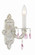 Sconces Single Candle by Crystorama ( 60 | 5021-AW-RO-MWP Paris Market ) 