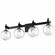 Bathroom Fixtures Four Lights by DVI Lighting ( 214 | DVP27044GR-CL Courcelette ) 