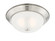 Flush Mounts Bowl Style by Designers Fountain ( 43 | 1257M-SP-W Decorative Flushmount ) 