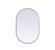 Mirrors/Pictures Mirrors-Oval/Rd. by Elegant Lighting ( 173 | MR2A2030SIL Asha ) 