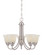 Mid. Chandeliers Glass Up by Designers Fountain ( 43 | 85185-SP Kendall ) 