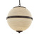 Pendants Sphere by Justice Designs ( 102 | PNA-8040-WAVE-DBRZ-LED4-2800 Porcelina ) 