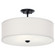 Semi-Flush Mts. Drum Shade by Kichler ( 12 | 43692BK Shailene ) 