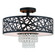 Semi-Flush Mts. Drum Shade by Livex Lighting ( 107 | 40663-07 Allendale ) 