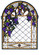 Mirrors/Pictures Tiffany Windows by Meyda Tiffany ( 57 | 38327 Grape Diamond Trellis ) 