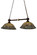 Linear/Island 2 Light Bar by Meyda Tiffany ( 57 | 26440 Tiffany Fishscale ) 