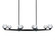 Linear/Island 4 Light + by Modern Forms ( 281 | PD-82044-BK Double Bubble ) 